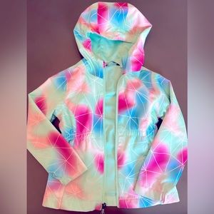 Girls rain jacket EUC